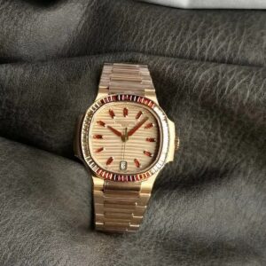 Patek Philippe Nautilus Ladies 7118/1300 Rose Gold 1:1 Best Clone 3K Factory