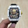 Richard Mille RM88 Smiley V2 Ceramic Case 1:1 Best Clone Black Velcro Strap