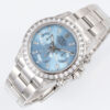 Rolex Daytona Rainbow Ice Blue Dial 40mm 1:1 Best Clone EF Factory Rubber Strap SS