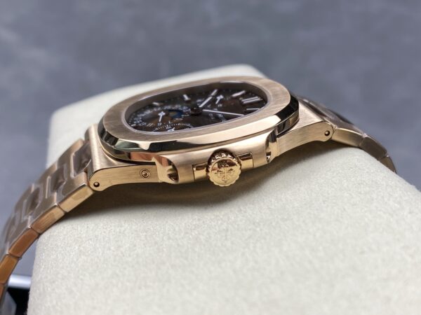 a1740312834308 3750 Patek Philippe Nautilus 5712/1R-001 1:1 Best Clone PPF Factory V3 Brown Dial