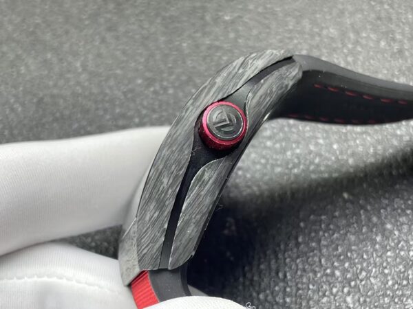 Franck Muller Vanguard V45 Carbon Fiber 1:1 Best Clone Red Dial