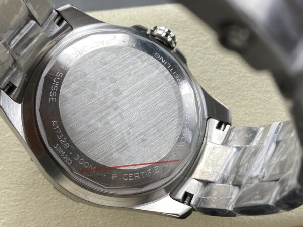 Breitling Avenger Automatic GMT 44 BLS Factory 1:1 Best Clone Grey Dial Yellow Pointer SS