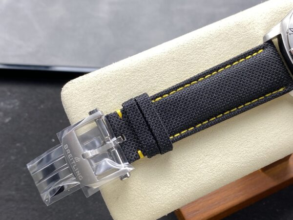 Breitling Avenger Automatic GMT 44 BLS Factory 1:1 Best Clone Grey Dial Velcro Strap
