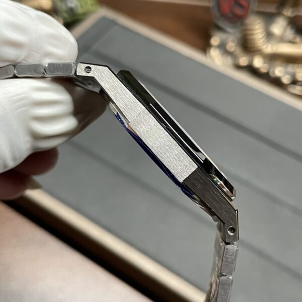 Audemars Piguet Royal Oak 15202IP.OO.1240IP.01 1:1 Best Clone ZF Factory Smoked Blue Dial