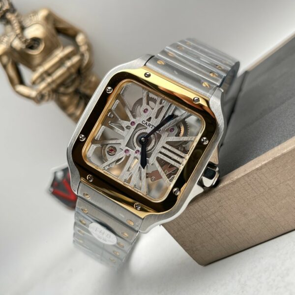 Cartier santos Skeleton WR007017 40mm THB Factory 1:1 Best Clone Super Clone